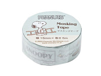 Snoopy Masking Tape - Tea Time Green
