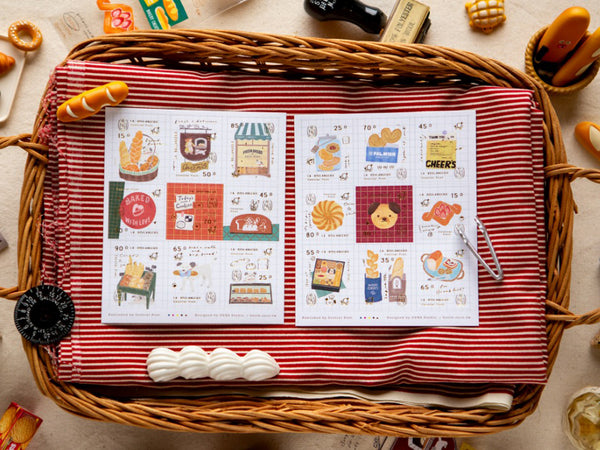 OURS Stamp Sticker Set / Bakery Cheers
