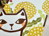 Traditional Japanese Style Postcard