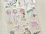 Tocorocomugi Sheet of Stickers / Sakura