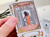 Shinzi Katoh x Kenji Miyazawa Letterpress Bookplate Stickers / The Cat's Office