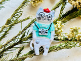 Hand-Painted Alloy Mini Brooch