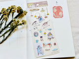 dodolulu Matte Kiss-cut Sticker Sheet / Vintage Cafe