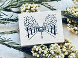 Gamazoku Kobo Rei Original Stamp / Tree-lined Street