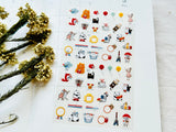 Shinzi Katoh Sheet of Stickers / Kawaii Mon Peluche