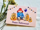 Paddington Bear Halloween Postcard