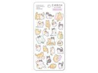 Cherish Sheet of Stickers /  Cat