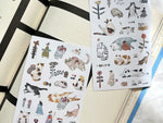 Pion Sheet of Stickers / Cat Girl (2 sheets)