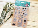 Snoopy Clear Stamp Sheet / Coffee House