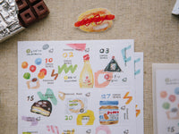 OURS Stamp Sticker Set - Convenience Store (2 pieces)