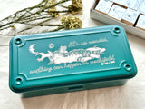 Dayan the Cat Steel Tool Box by TRUSCO / Green
