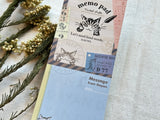 Dayan the Cat Ticket-Style Memo Pad / Traveler's