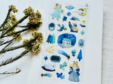 "Mon Atelier" Sheet of Stickers / Midnight