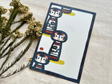 Traditional Japanese Style Postcard
