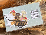 KORIRI "The Weird World of Cats" Premium Cross-Texture Sticker