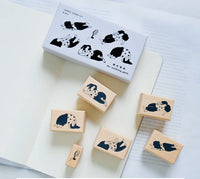 dodolulu Rubber Stamp Set - Do Nothing Girls