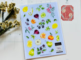 Meow Illustration / Fruity Dream Transparent Sticker