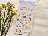 Shoichiro Tobimatsu Foril Stamped Sheet of Stickers / Lemon Sweets