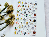 Shinzi Katoh Sheet of Stickers / Cat Orchestra