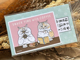 KORIRI "The Weird World of Cats" Premium Cross-Texture Sticker