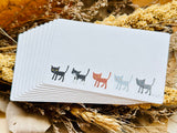 Mini Message Cards / Cats