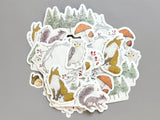 Hutte Paper Flake Sticker Pack / Evergreen