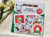 Furukawa x Sanrio Characters Retro Snack Series / Pochacco Flake Stickers