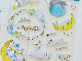 Tocorocomugi Frost Sheet of Stickers / Dazzling Sky