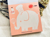 Shinzi Katoh Retro Block Memo Pad / Elephant Diner