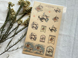 Dayan the Cat Kraft Stickers