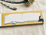 Shinzi Katoh Memo Pad / My dear cats - Reading Cats