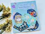 Shinzi Katoh Foil-stamped Flake Stickers / Ballet Theater