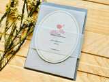Hutte Paper Original Oval-shaped Letter Set / Anemone