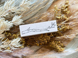 Japanese Wooden Rubber Stamp / Perch