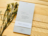 Hutte Paper Original Thread-bound slim Notebook / Pale Gray
