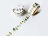 Japanese Die-Cut Washi Masking Tape / Cozy Forest