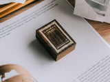 Meow Illustration / Fancy a Cuppa Wood Stamp - Extra whipped cream