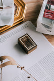 Meow Illustration / Fancy a Cuppa Wood Stamp - Extra whipped cream