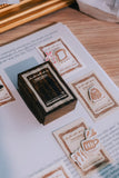 Meow Illustration / Fancy a Cuppa Wood Stamp - Extra whipped cream