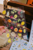 Meow Illustration / Fruity Dream Transparent Sticker