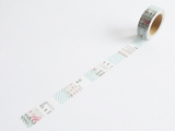 YOHAKU Limited Original Washi Tape / H-014 Layout (レイアウト)