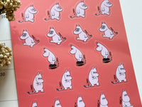 Moomin 80th Anniversary Sheet of Stickers / Angry