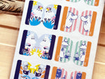 Moomin Paper Index Tab Stickers