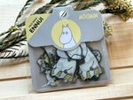 Moomin 80th Anniversary Clear Flake Stickers / ENNUI