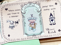 Shinzi Katoh Message Cards / Alice's DRINK ME