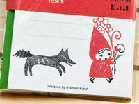 Shinzi Katoh Mini Letter Set / Little Red Riding Hood