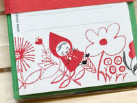 Shinzi Katoh Mini Letter Set / Little Red Riding Hood
