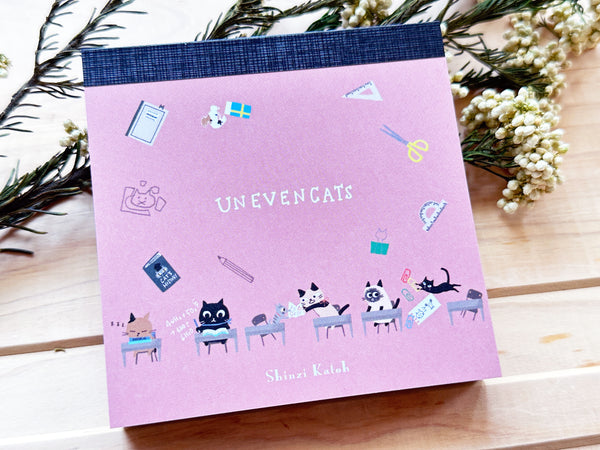 Shinzi Katoh Block Memo Pad / UNEVEN CATS