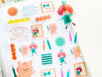 Furukawa x Mizutama Sheet of Stickers / Green
