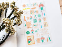 Furukawa x Mizutama Sheet of Stickers / Green